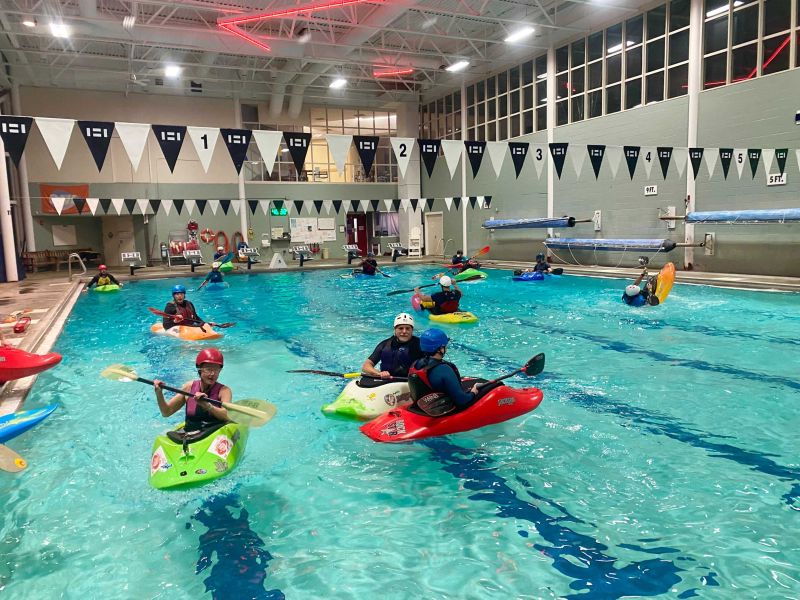 Indoor Pool Rolling & Freestyle Instruction