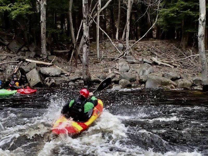 Lower Millers River Run in Erving, MA